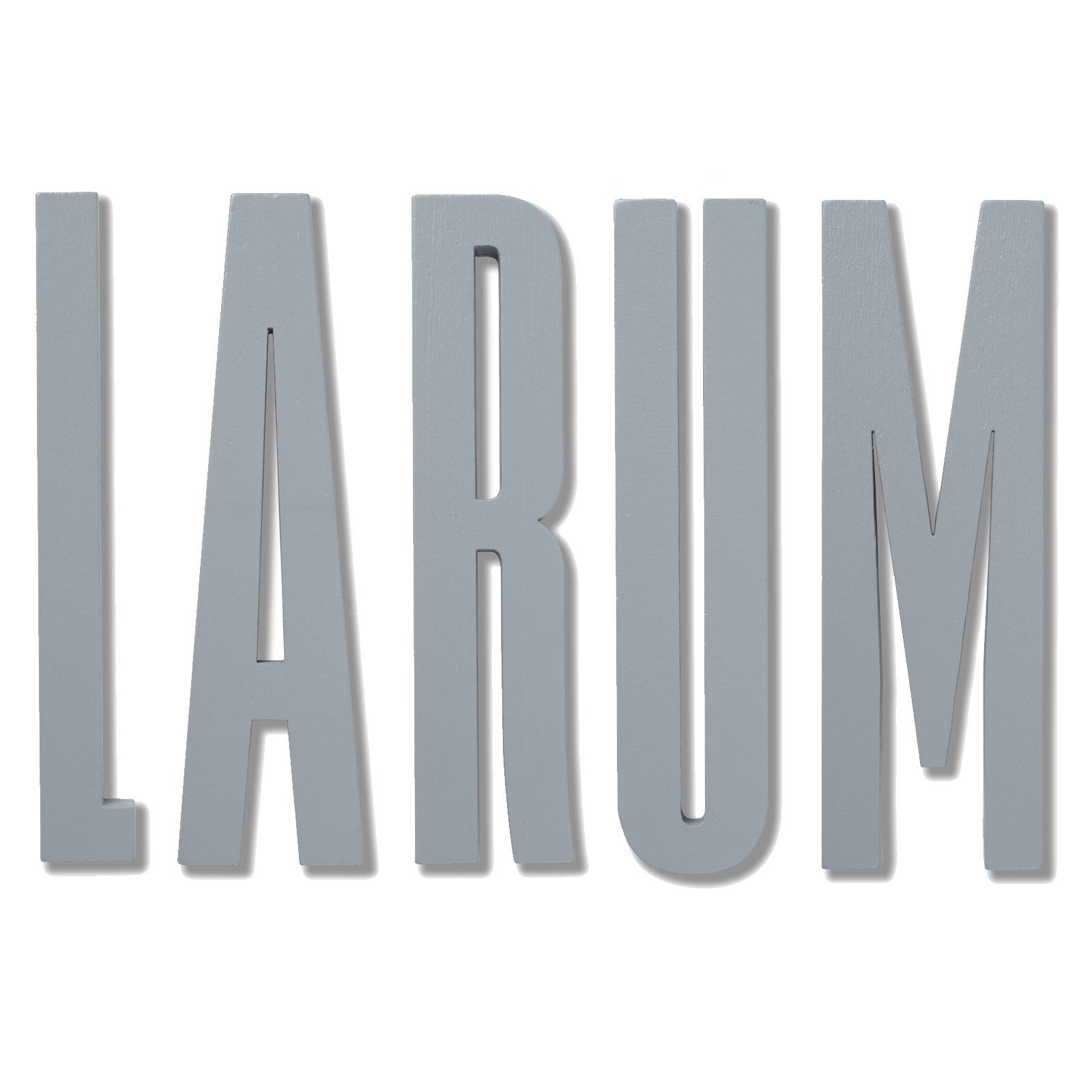 Grå Design Letters træbogstaver A-Å