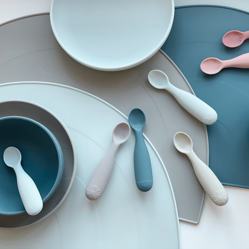 Cam Cam Flower spoons, 2-pak skeset - Midnight mix