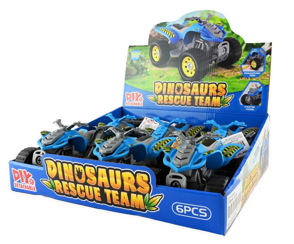 Lille billede af Robetoy DIY Dino Rescue ATV fra siden
