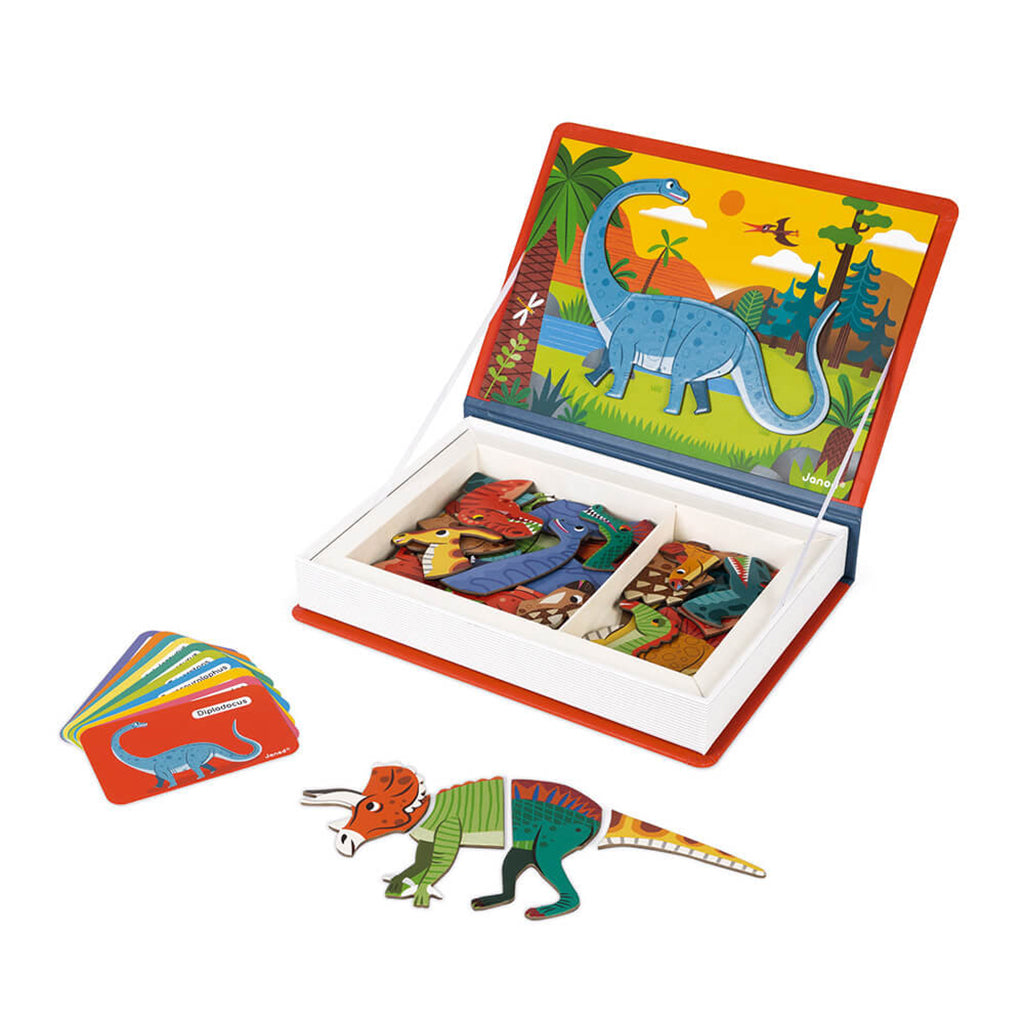 Janod magnetbok, Dinosaurs