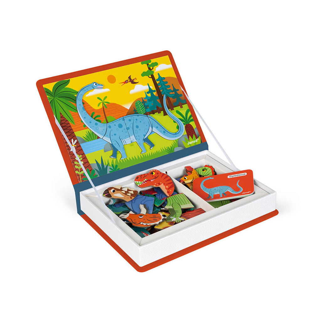 Janod magnetbok, Dinosaurs
