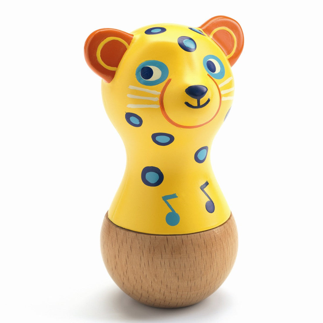 Djeco maracas i træ, Jaguar