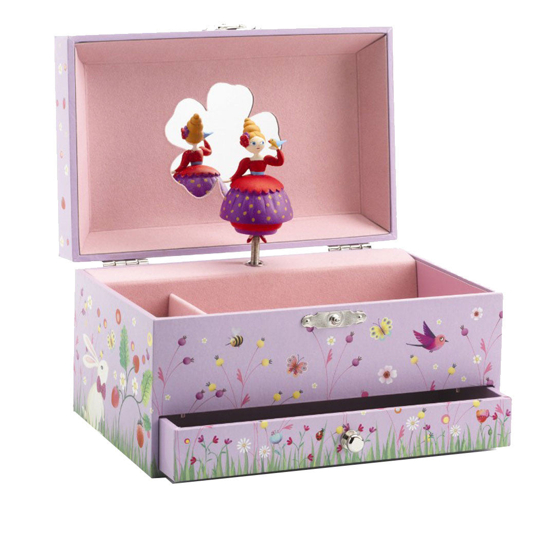 Djeco smykkeskrin m. musikk, Prinsesse