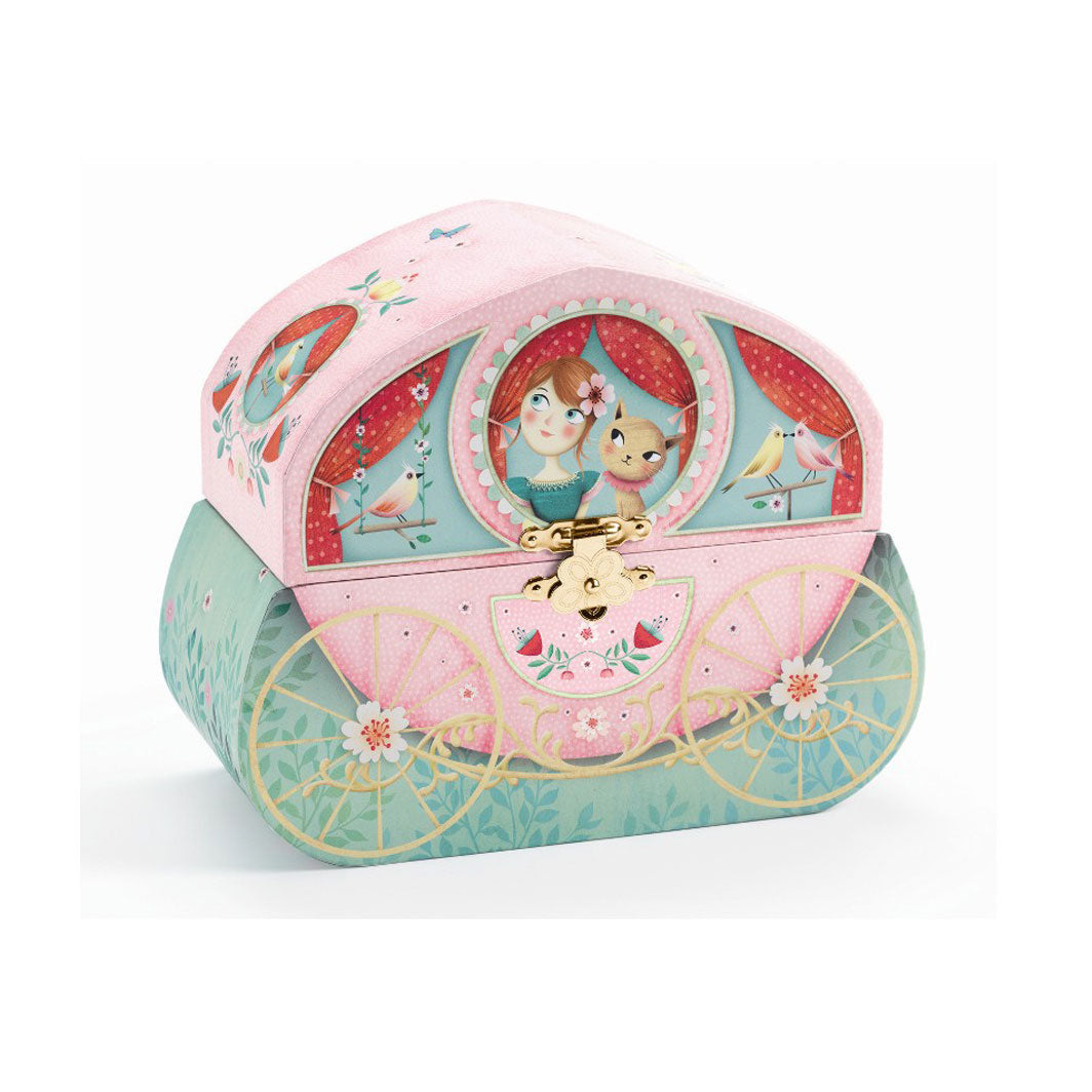 Djeco smykkeskrin m. musikk, Vogn