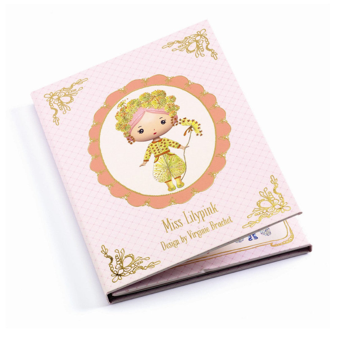 Djeco Tinyly, Miss Lilypink - Gjenbrukbare stickers