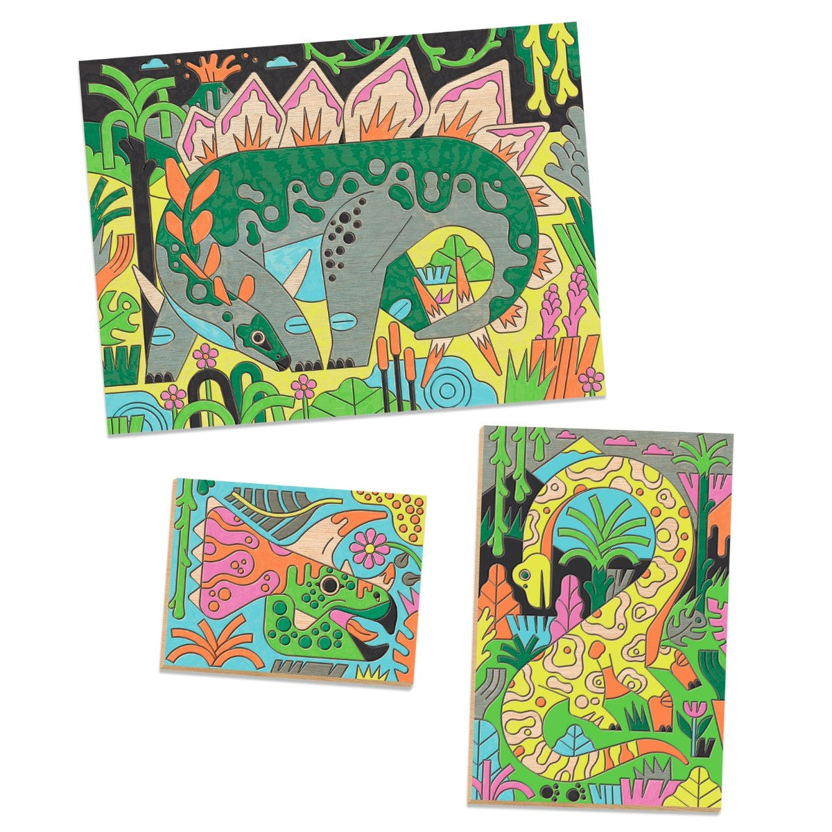 Djeco Kreativ fargelegging, Dino