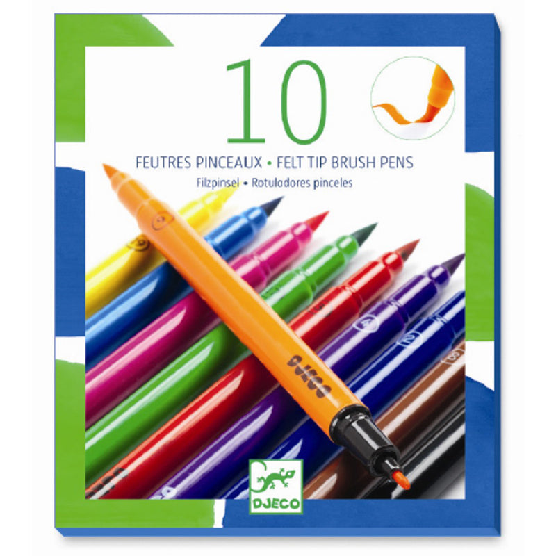 Djeco tusjer, 2-i-1 - basis farger