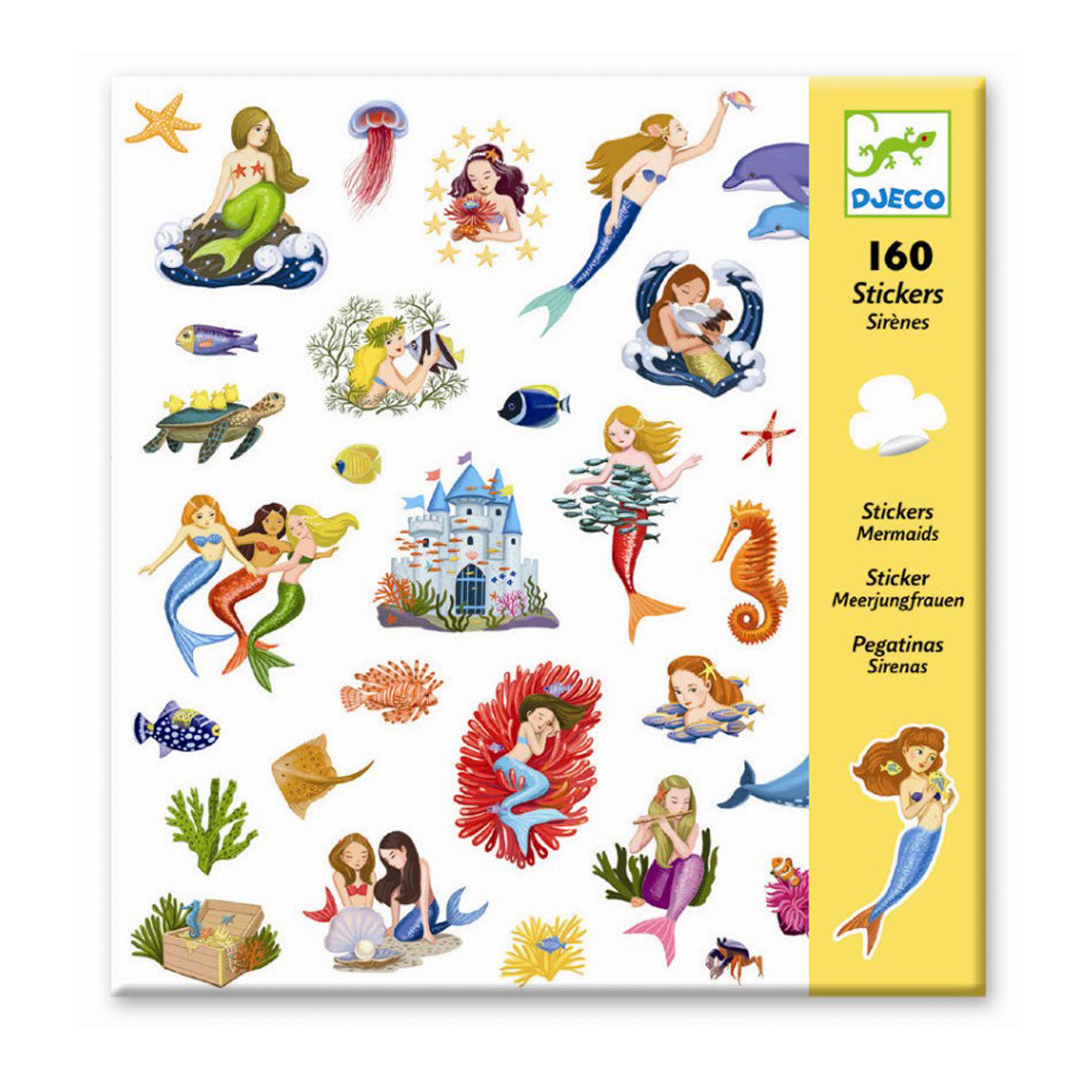 Djeco klistremerker, havfruer