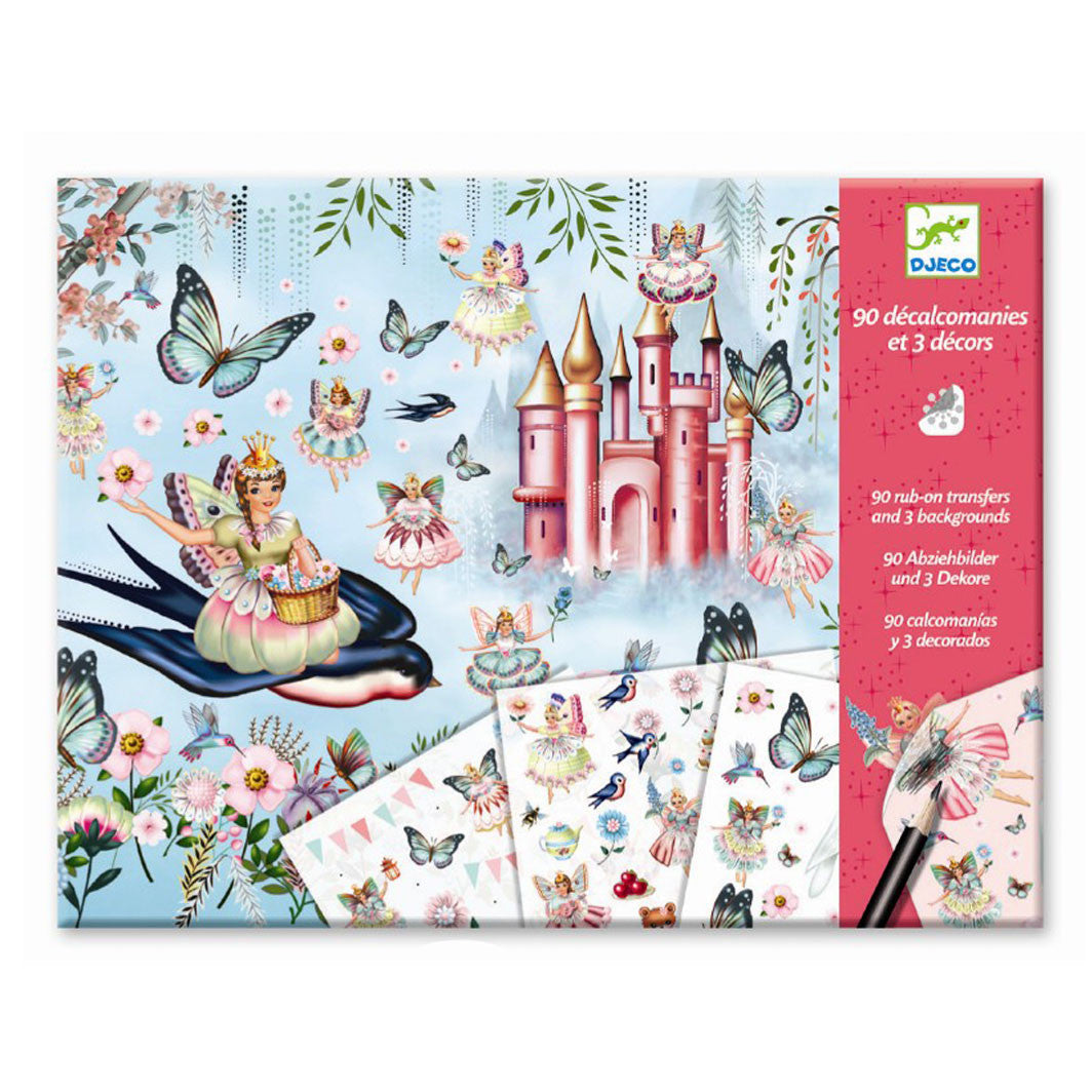 Djeco kreativt sett, overføringsbilder - Feer