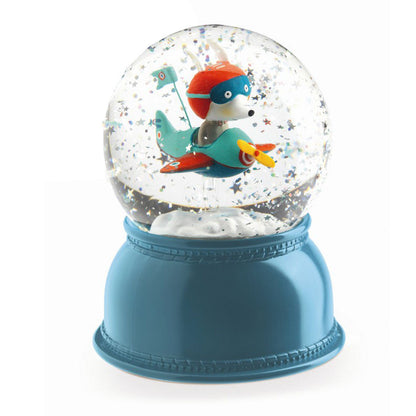 Djeco snøkule, nattlampe - Nattens pilot