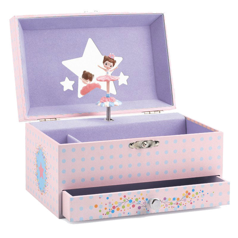 Djeco smykkeskrin m. musikk, Ballerina