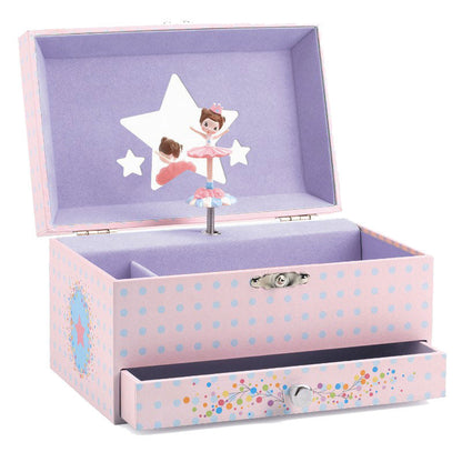 Djeco smykkeskrin m. musikk, Ballerina