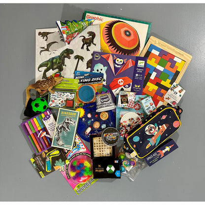 Ferdig pakkekalender, Gutte 7-9 år