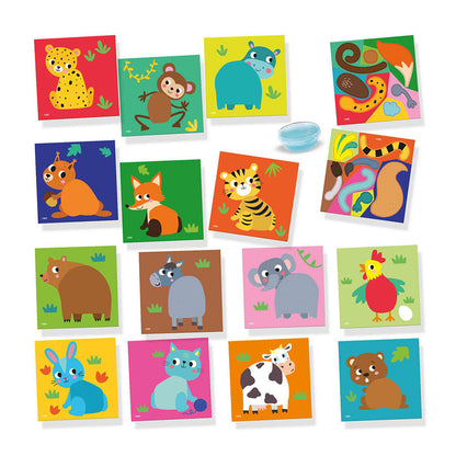 SES Creative Mit første kreative sett, Haler på dyr - Fra 1-4 år