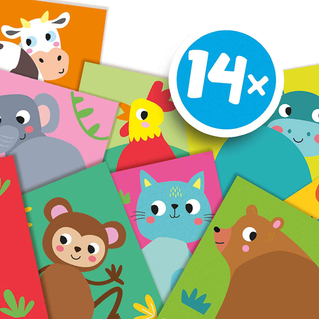 SES Creative Mit første kreative sett, Haler på dyr - Fra 1-4 år