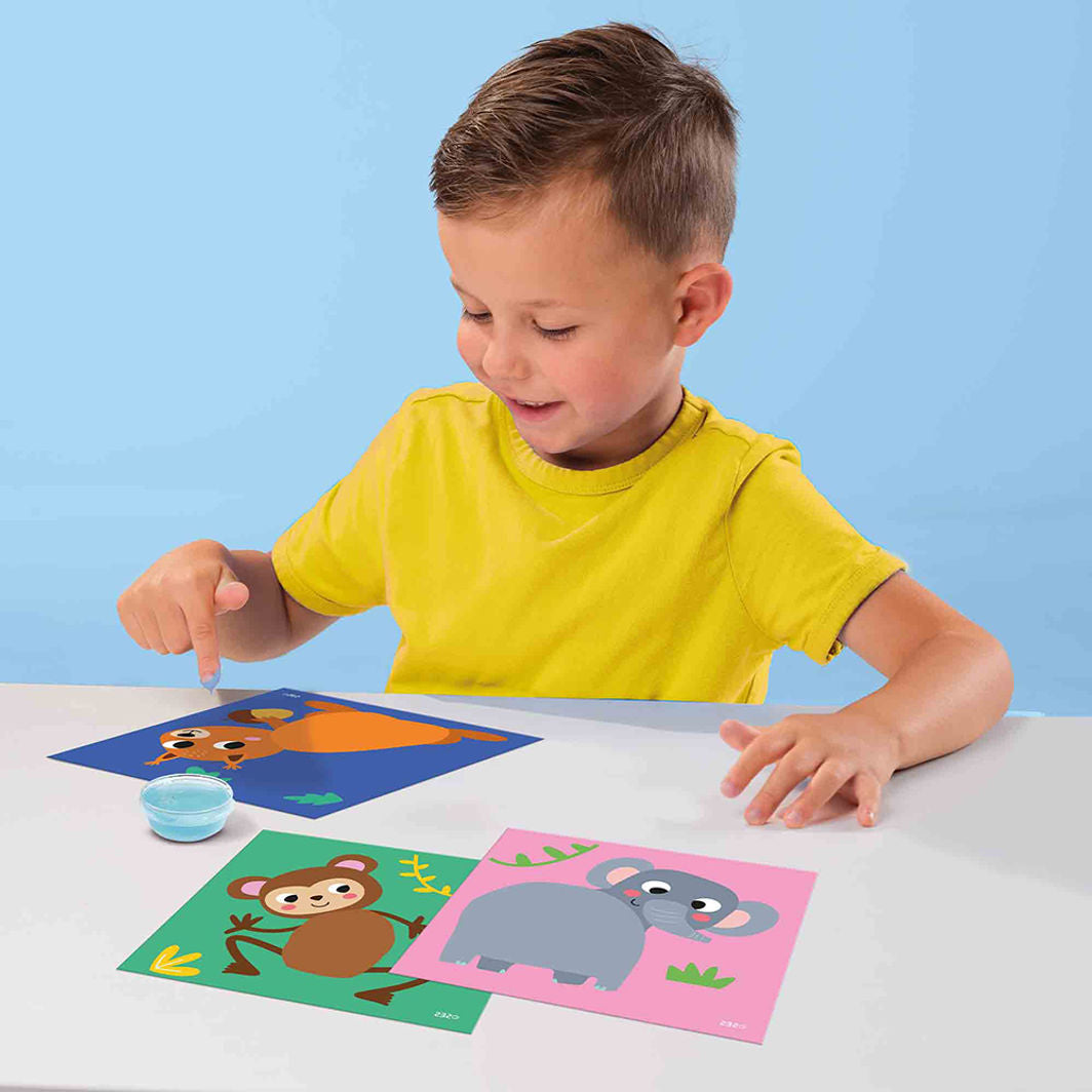 SES Creative Mit første kreative sett, Haler på dyr - Fra 1-4 år