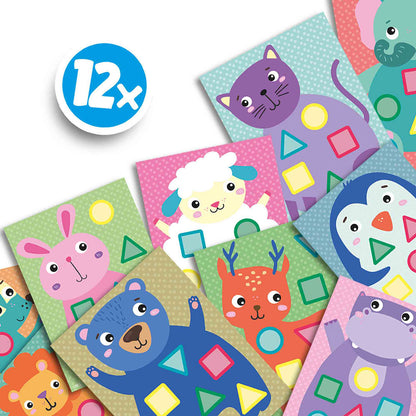 SES Creative Min første kreative sett, Klistermerkemosaik - Fra 1-4 år