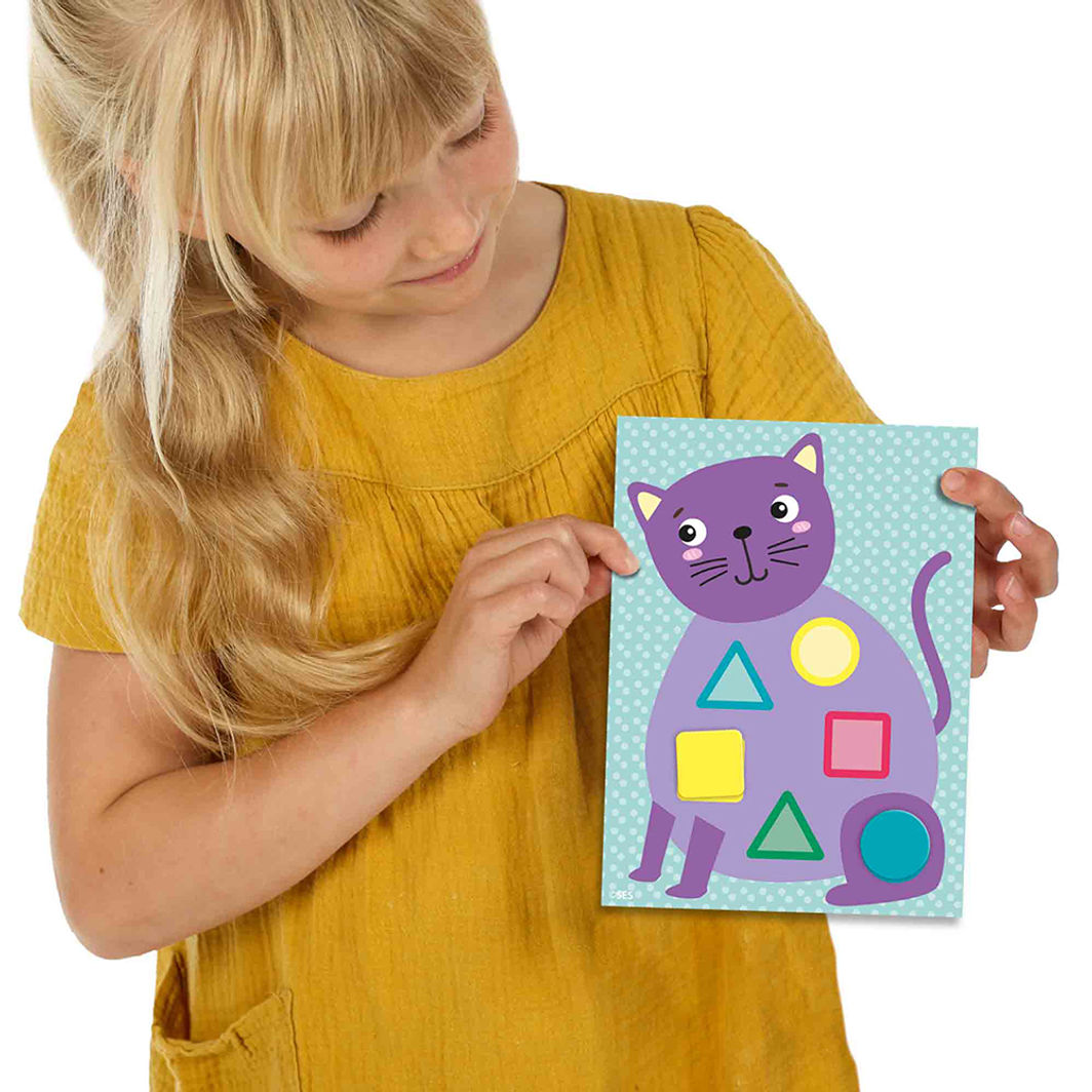 SES Creative Min første kreative sett, Klistermerkemosaik - Fra 1-4 år