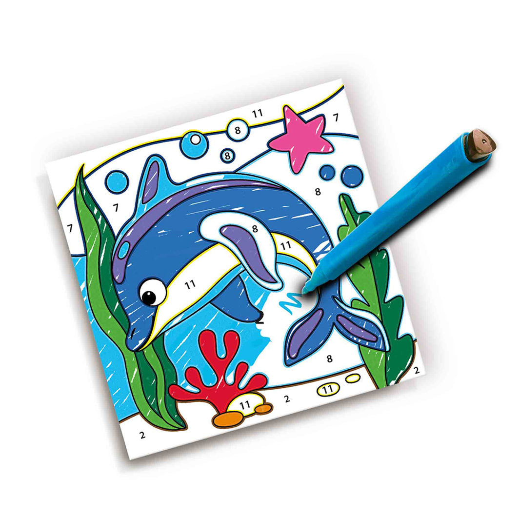 SES Creative Mal etter tall, Tusjer med trekantgrep