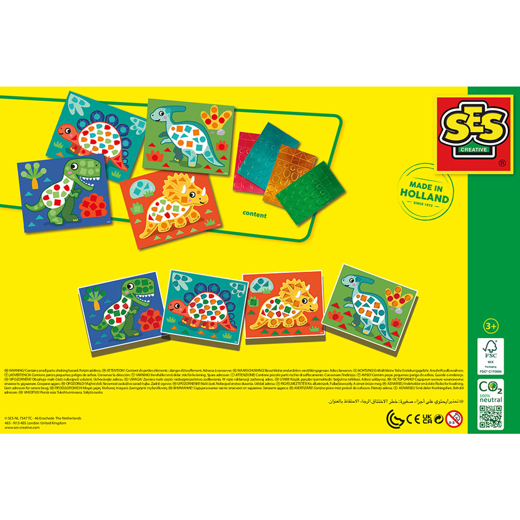 SES Creative Lær å lage mosaikk, Dinosaurer