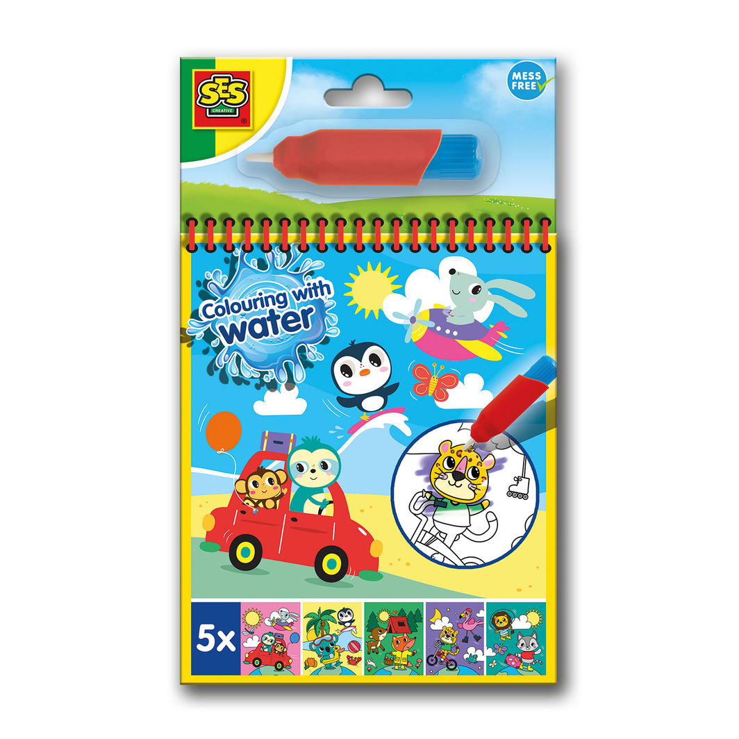 SES Creative, Mal med vann - Reise malebok