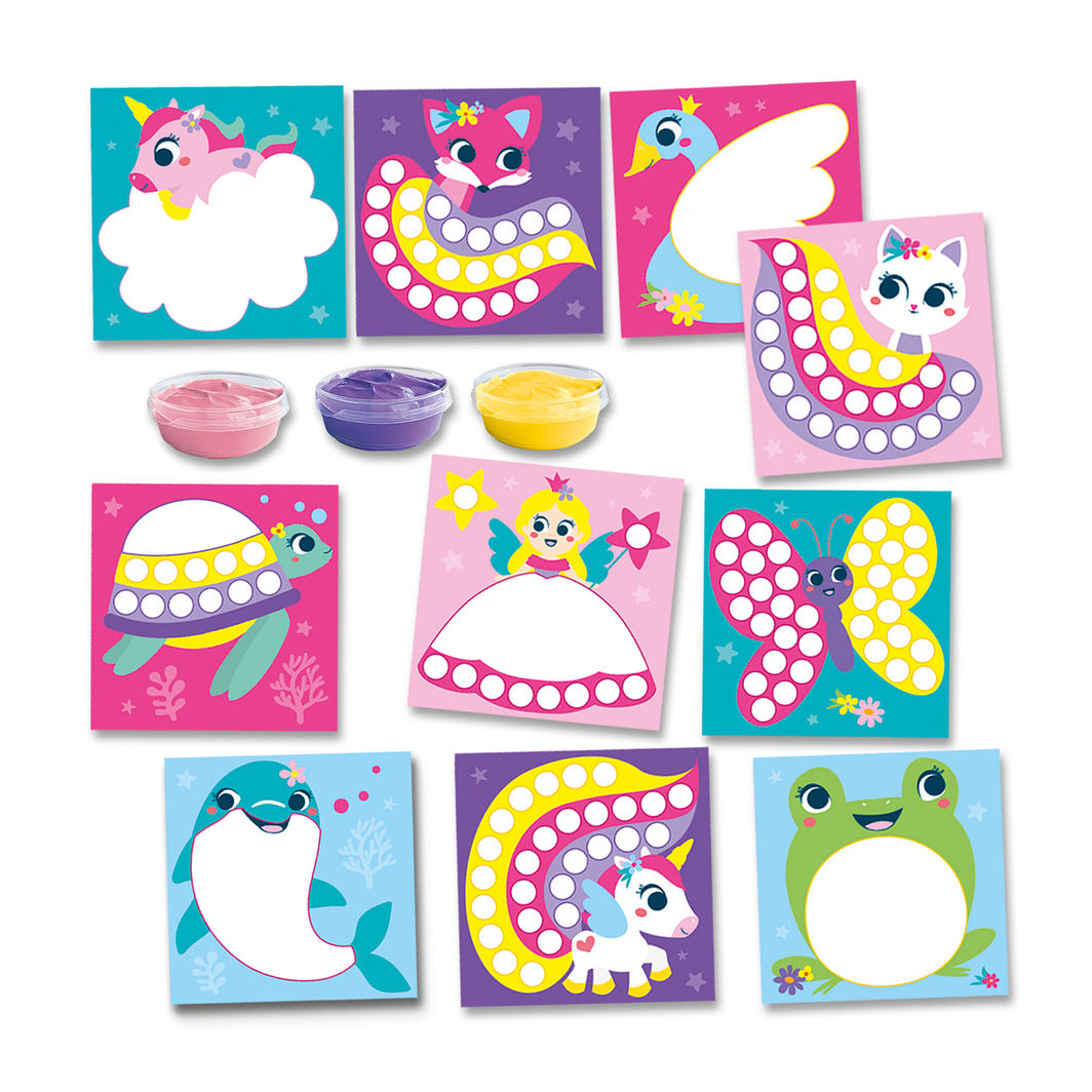 SES Creative Min første Fingermaling, Fantasi figurer