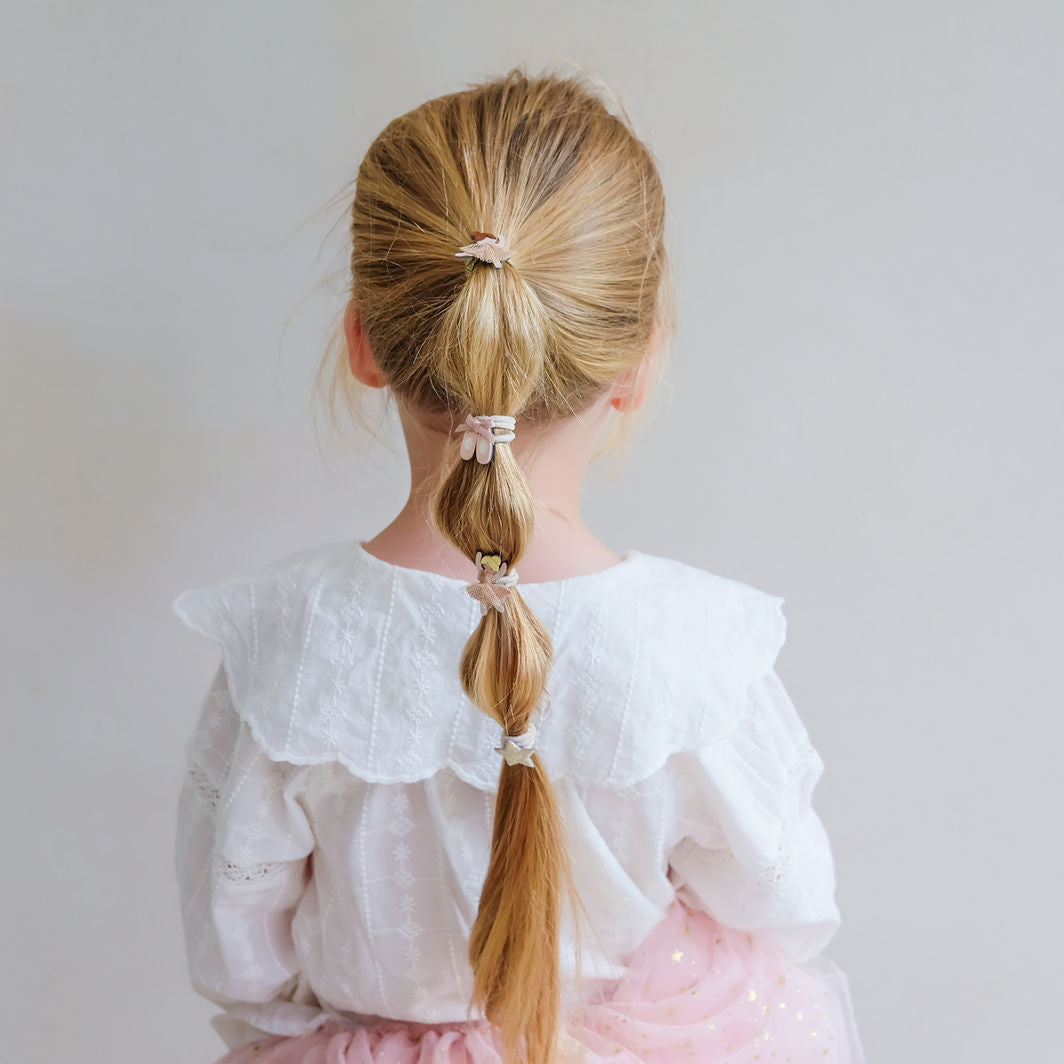 Mimi &amp; Lula – 8 hårelastikker – Mini-ballerina
