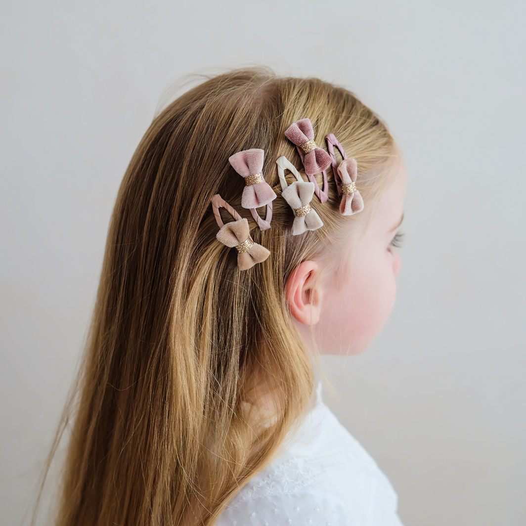 Mimi &amp; Lula – 5 hårspenner – Mini Velvet Tinkerbell
