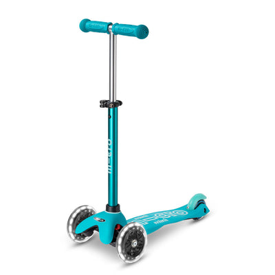 Micro Sparkesykkel, Mini Deluxe LED - Aqua