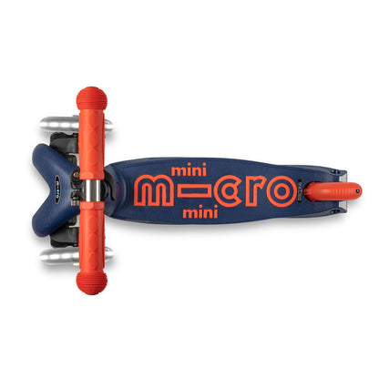 Micro Sparkesykkel, Mini Deluxe LED - Navy Blue