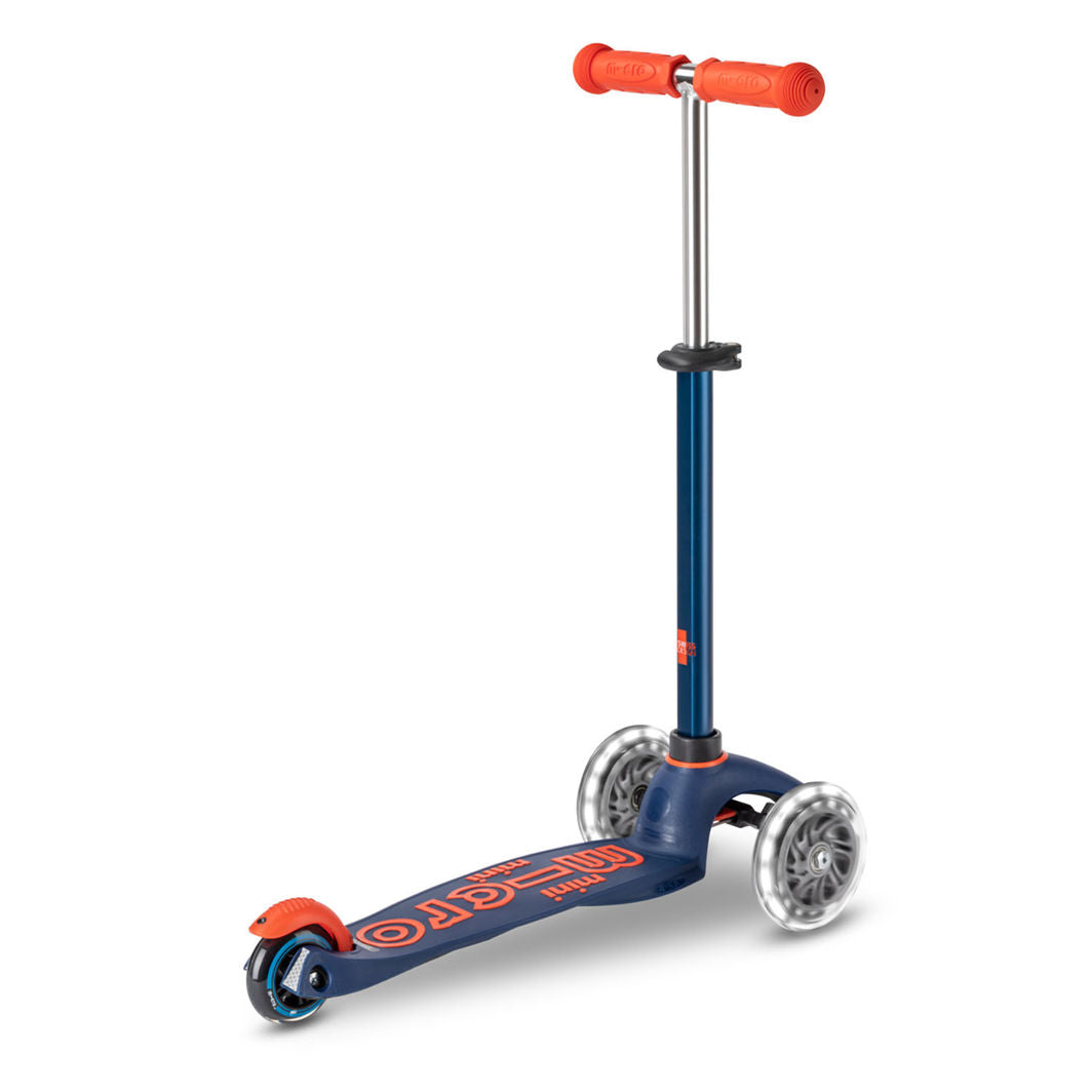 Micro Sparkesykkel, Mini Deluxe LED - Navy Blue