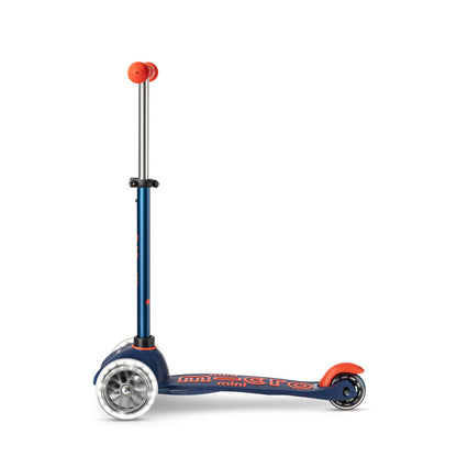 Micro Sparkesykkel, Mini Deluxe LED - Navy Blue