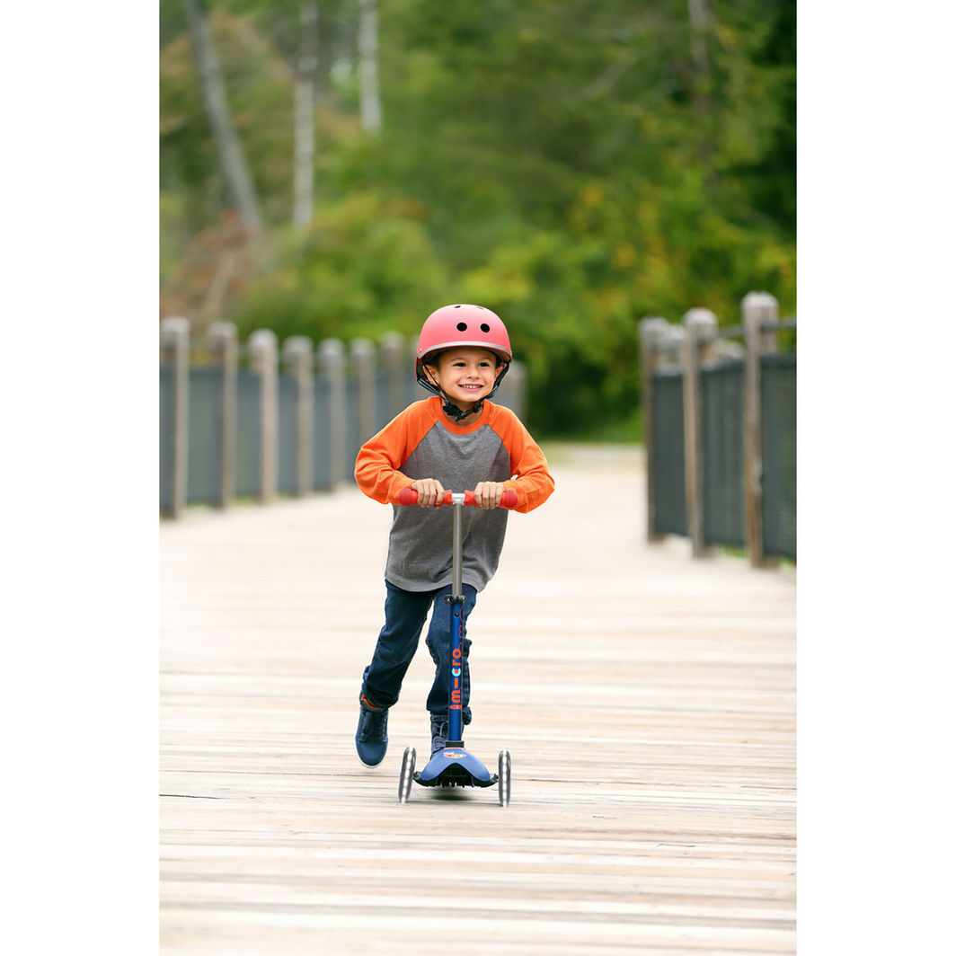 Micro Sparkesykkel, Mini Deluxe LED - Navy Blue