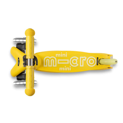Micro Sparkesykkel, Mini Deluxe LED - Yellow