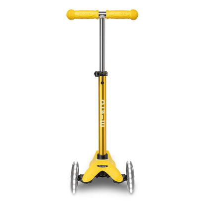 Micro Sparkesykkel, Mini Deluxe LED - Yellow