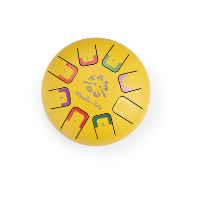 Moulin Roty - Tungetromme - liten gul - Les Popipop