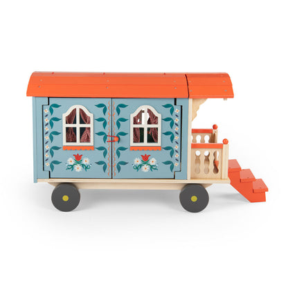 Moulin Roty Campingvogn med møbler, Les Minouchkas