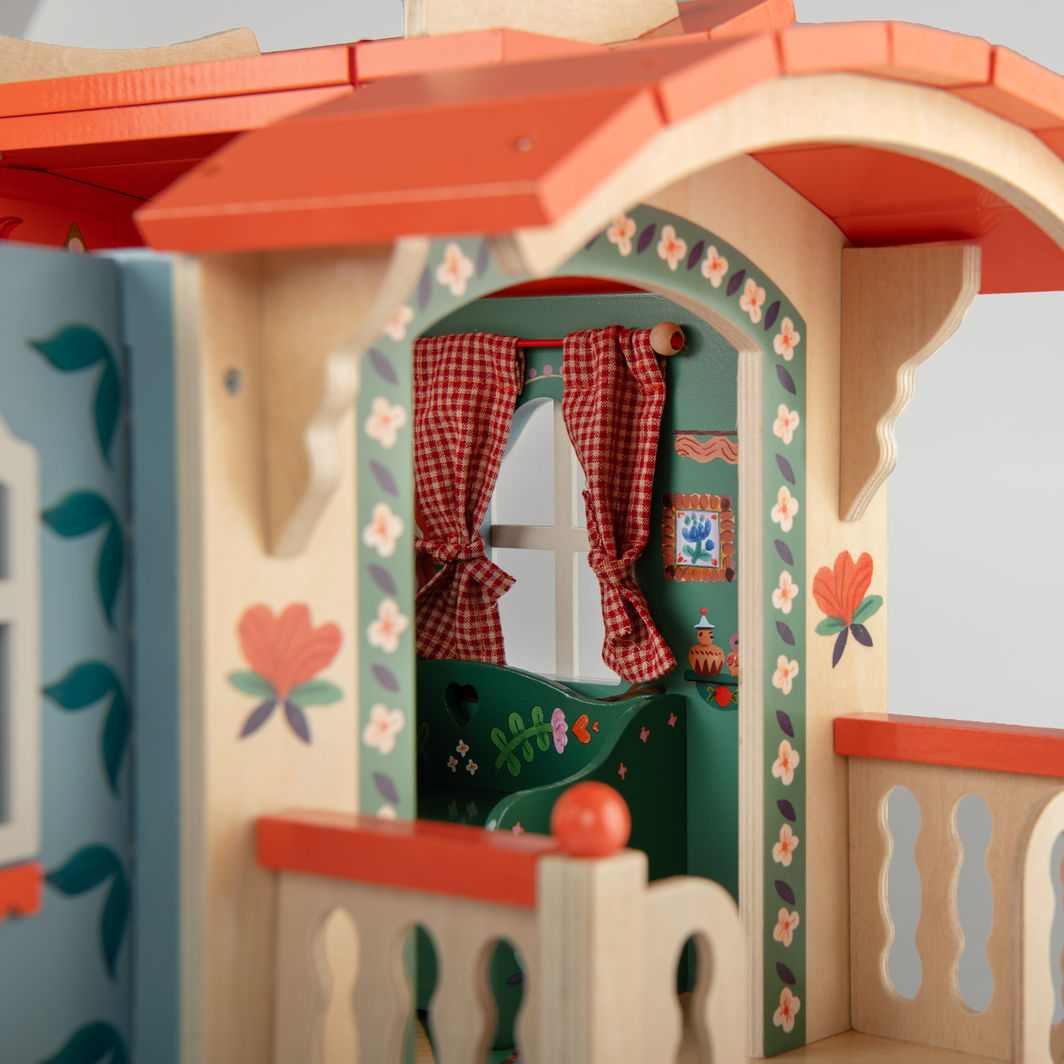 Moulin Roty Campingvogn med møbler, Les Minouchkas