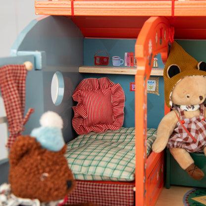 Moulin Roty Campingvogn med møbler, Les Minouchkas