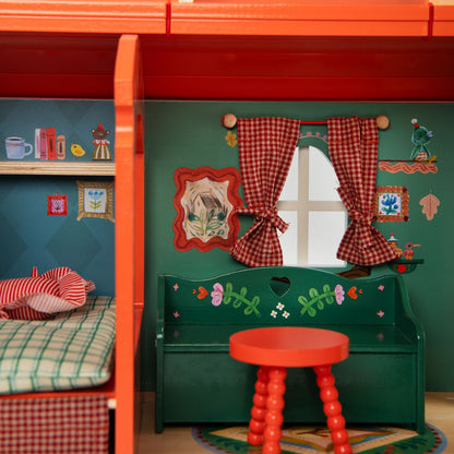 Moulin Roty Campingvogn med møbler, Les Minouchkas