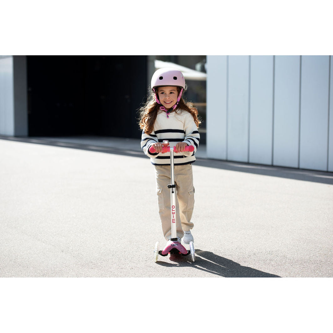 Micro Sparkesykkel, Mini Deluxe Fairy Glitter LED - Pink