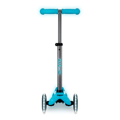 Micro Sparkesykkel, Mini Deluxe Glow LED Plus - Glacier Aqua