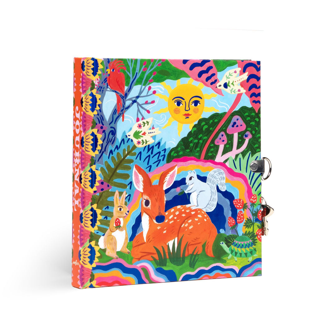 eeBoo Dagbok med lås, - Bambi