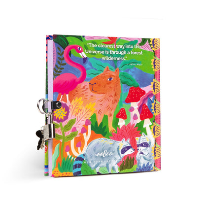 eeBoo Dagbok med lås, - Bambi