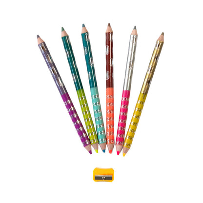 eeBoo - 6 jumbo fargeblyanter - Sea Life Spesial