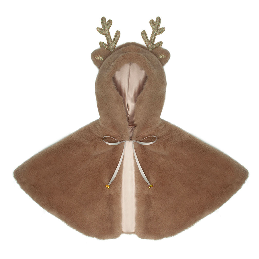 Mimi &amp; Lula, Udklædningstøj, Kappe - Reinsdyr Julemotiv