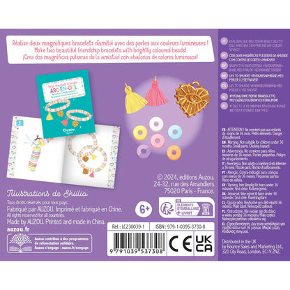 Auzou DIY armbånd, Jewellery Factory - Regnbue vennskapsarmbånd