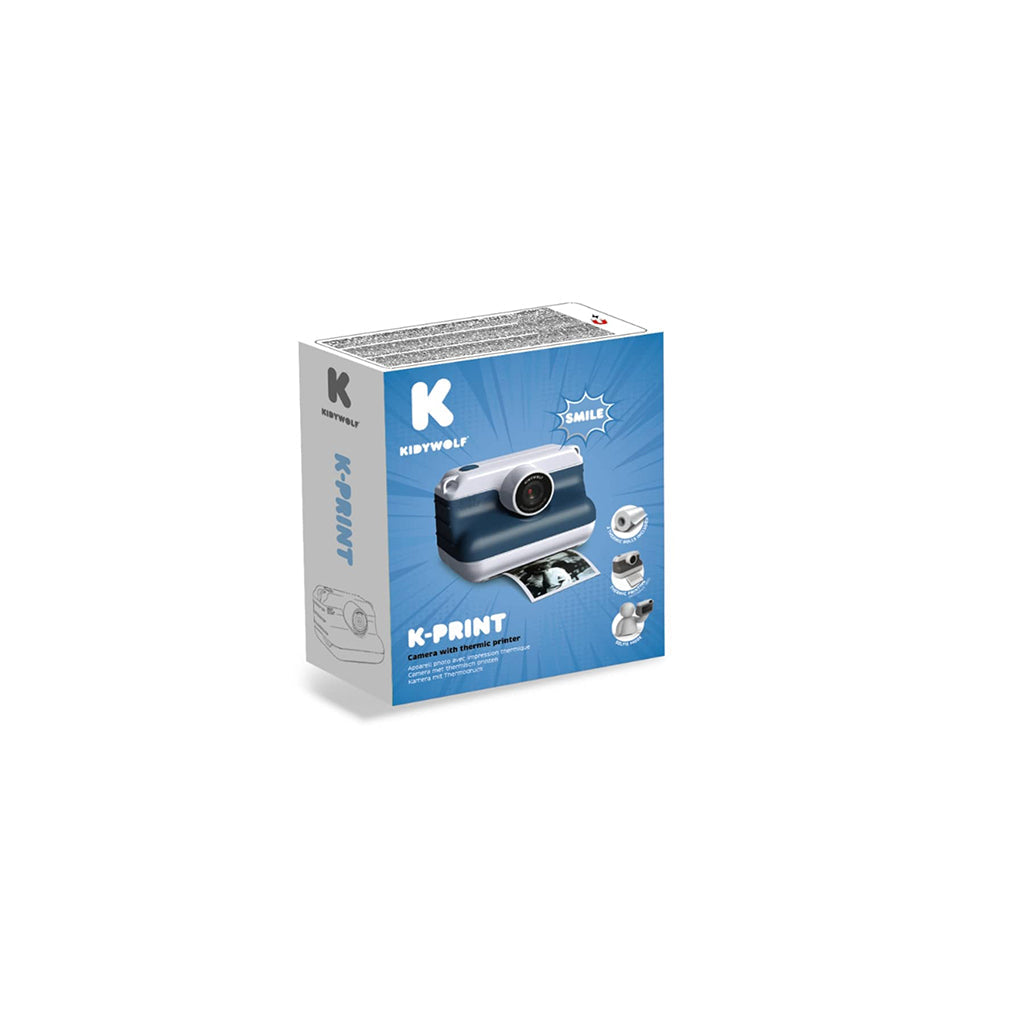 Kidywolf Instant print kamera for barn, Blå