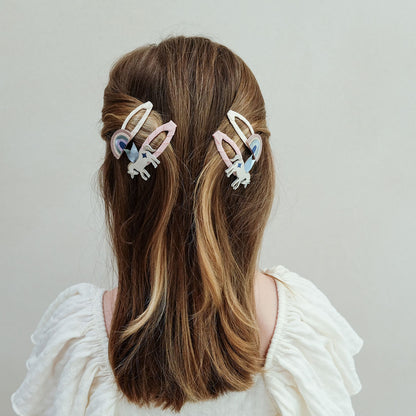 Mimi &amp; Lula - 4 hårspenner - Winged Unicorn Celeste