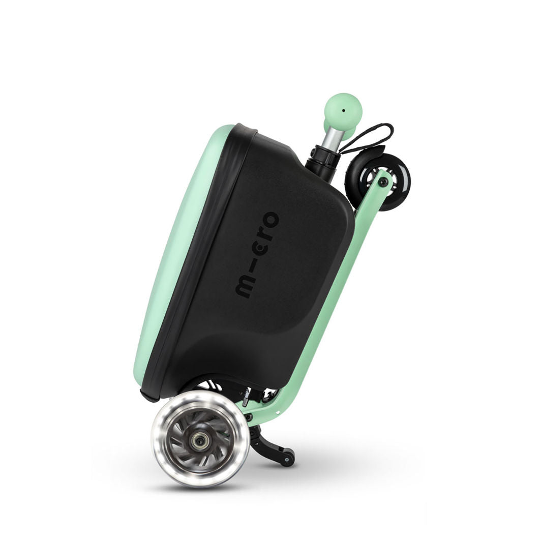 Micro Kuffert med sparkesykkel, Junior trillebag 13L – Mint